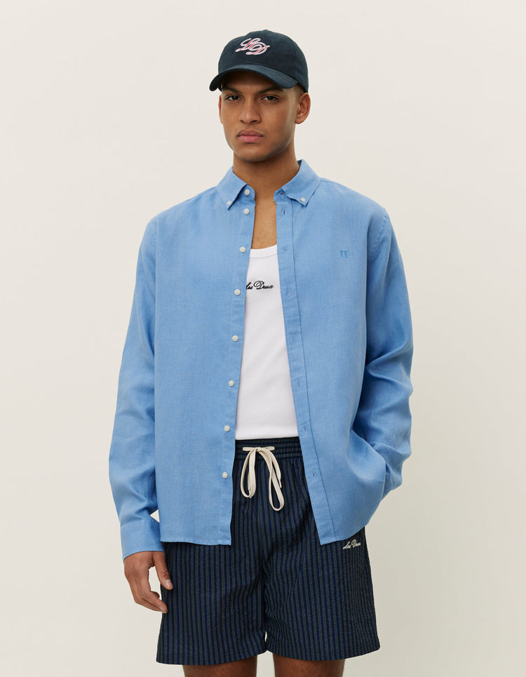 Les deux konrad linen shirt allure