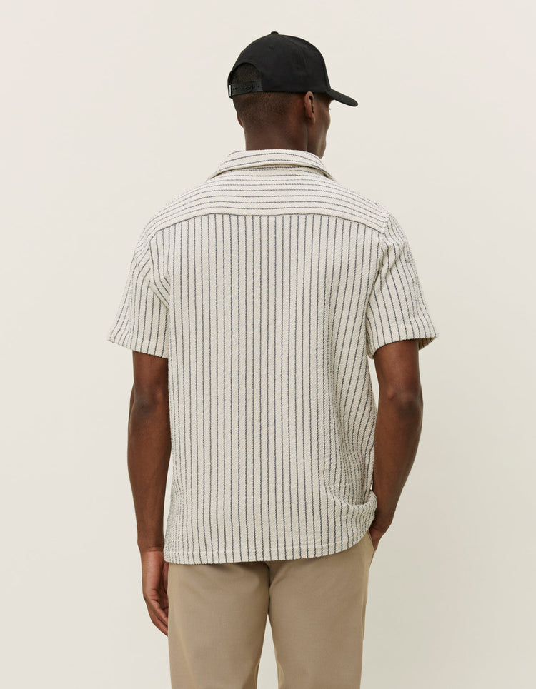 Les deux lesley structured ss shirt ivory