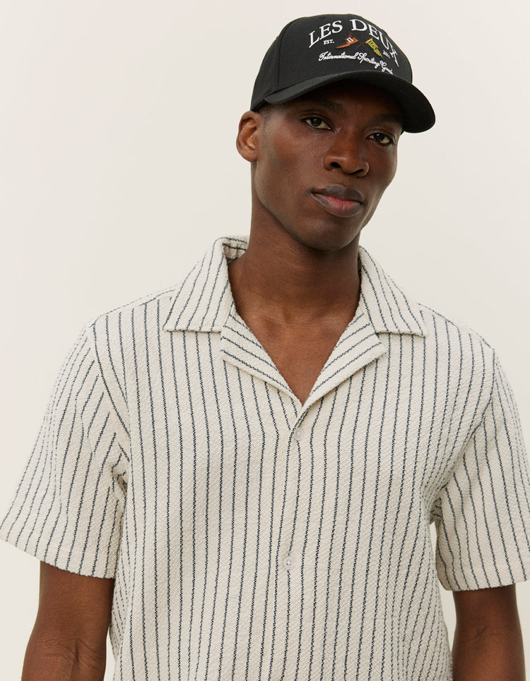 Les deux lesley structured ss shirt ivory
