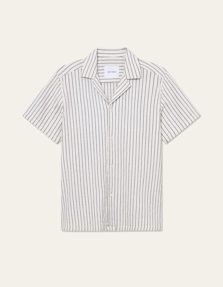 Les deux lesley structured ss shirt ivory