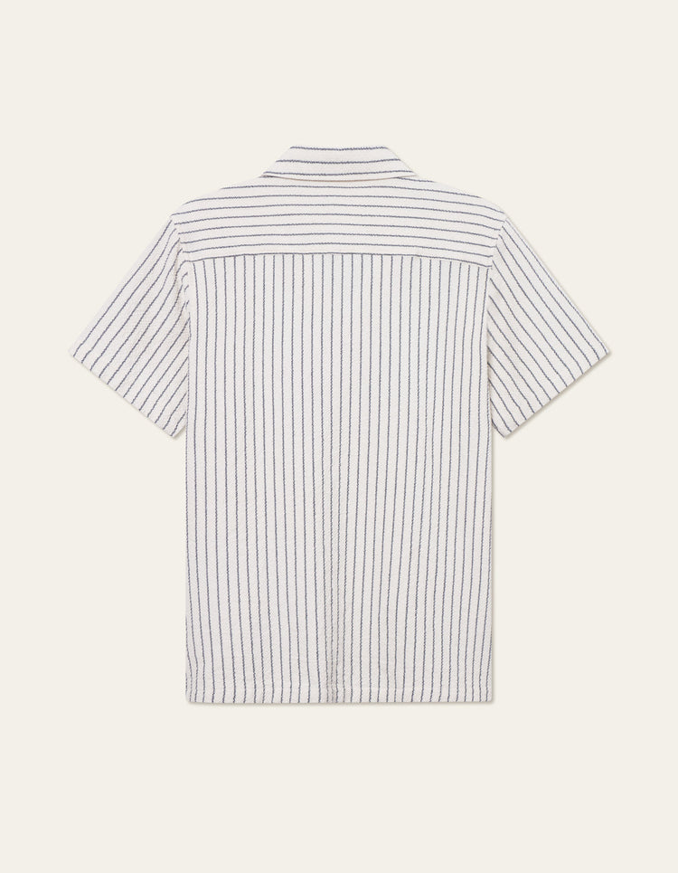 Les deux lesley structured ss shirt ivory