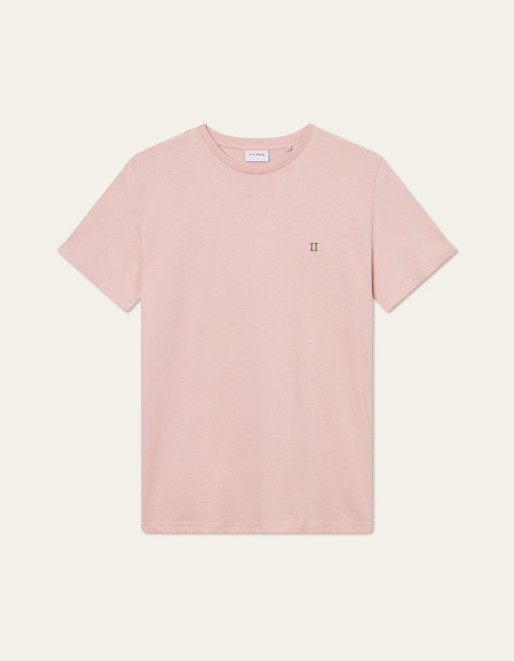 Les deux norregaard contrast t-shirt peach whip