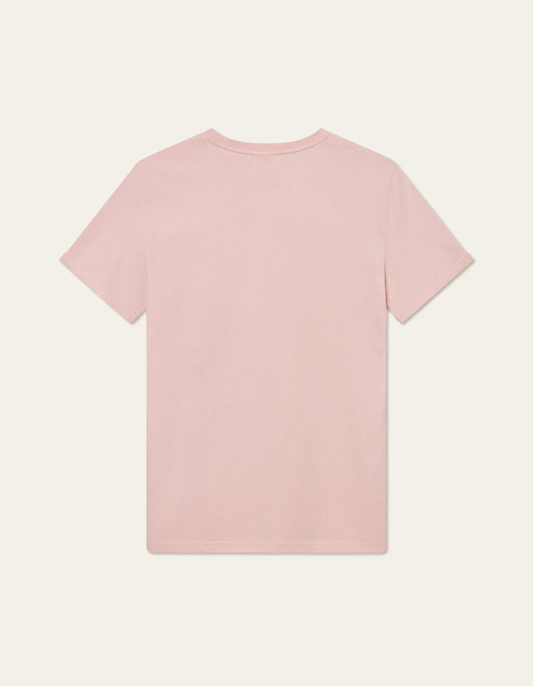 Les deux norregaard contrast t-shirt peach whip