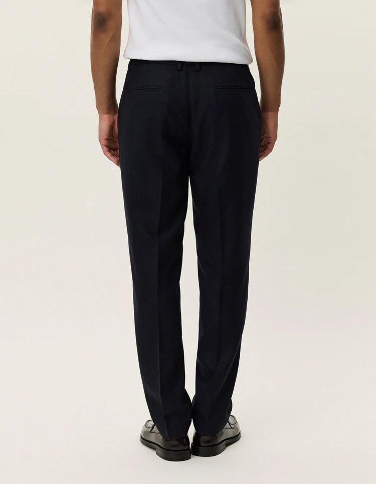 Les deux como reg wool suit pants dark navy