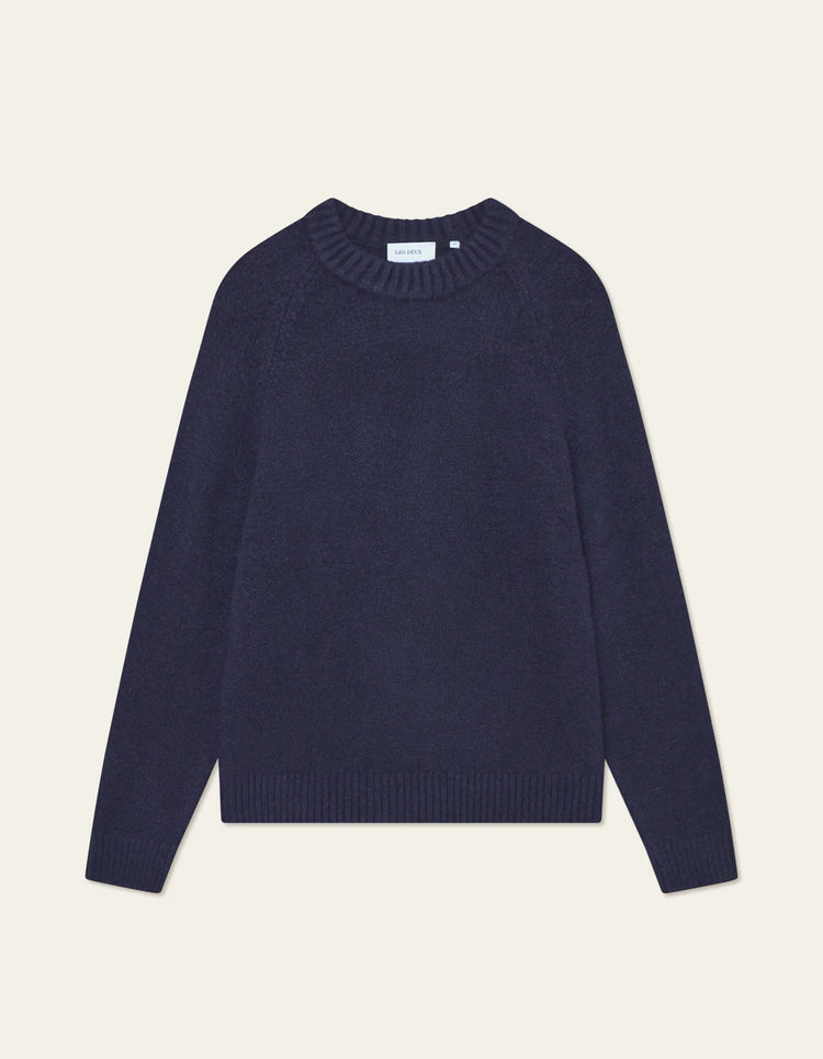 Les deux gilbert crewneck knit dark navy