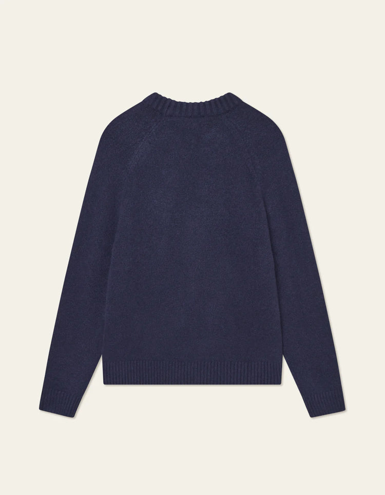 Les deux gilbert crewneck knit dark navy
