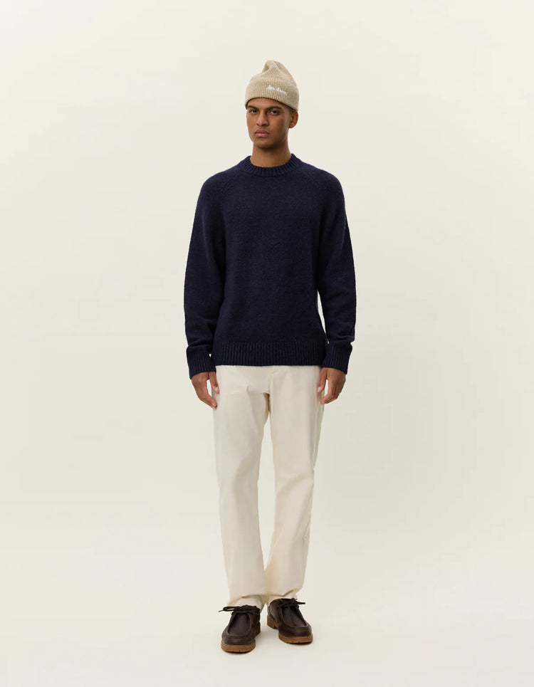 Les deux gilbert crewneck knit dark navy