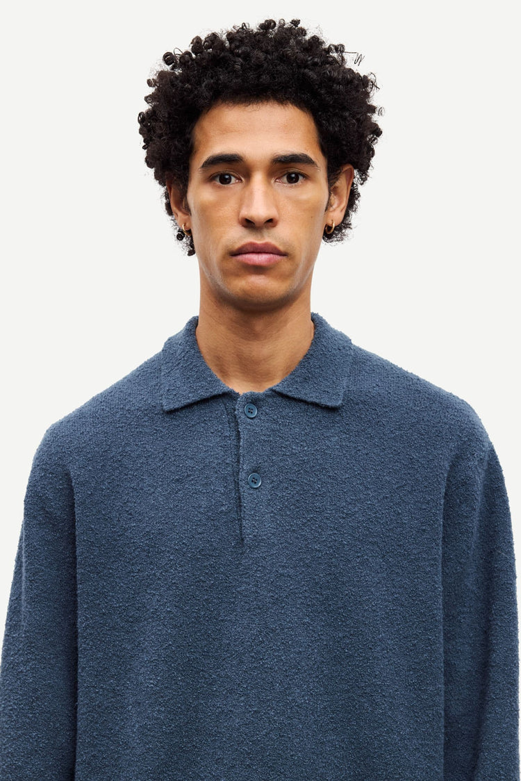 Samsoe samsoe sanino polo 15179 midnight navy