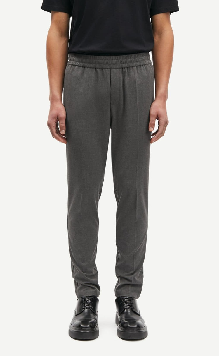 Samsoe samsoe sasmithy trousers 15346 dark grey mel