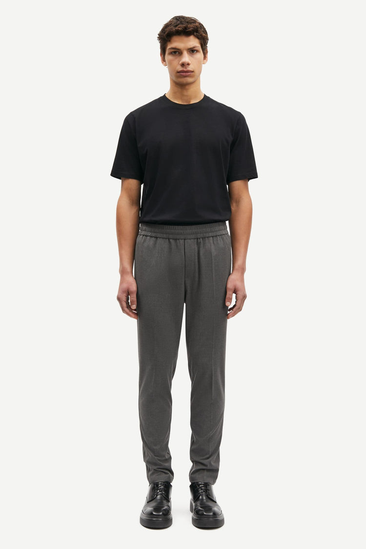 Samsoe samsoe sasmithy trousers 15346 dark grey mel