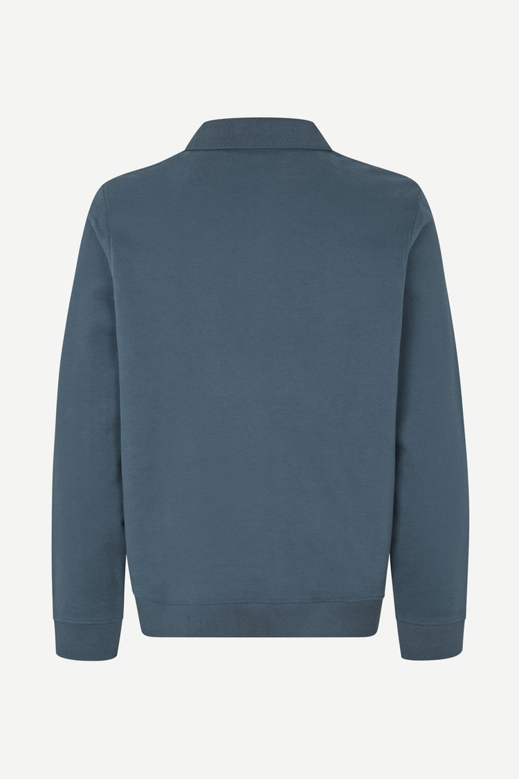 Samsoe samsoe sadanny polo sweatshirt 15741 midnight navy