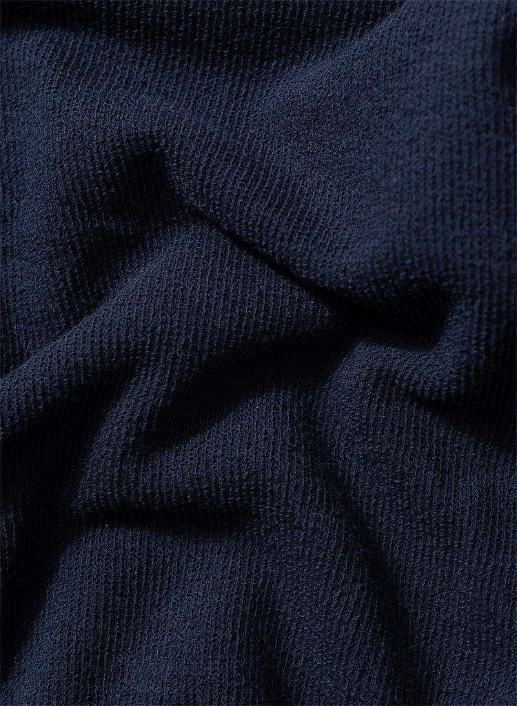 Edmmond crisp shirt plain navy