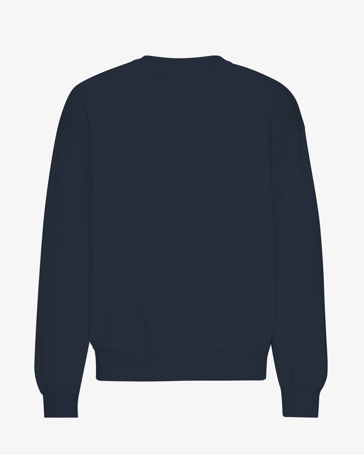Colorful standard organic oversized crew sweat cs1012 navy blue