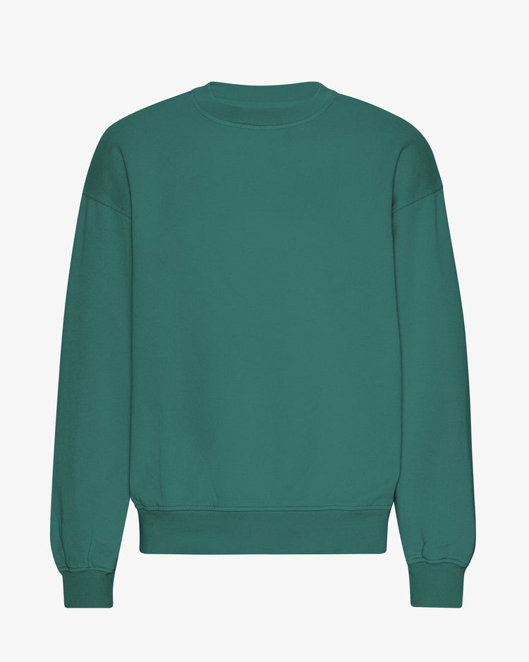 Colorful standard organic oversized crew sweat cs1012 pine green