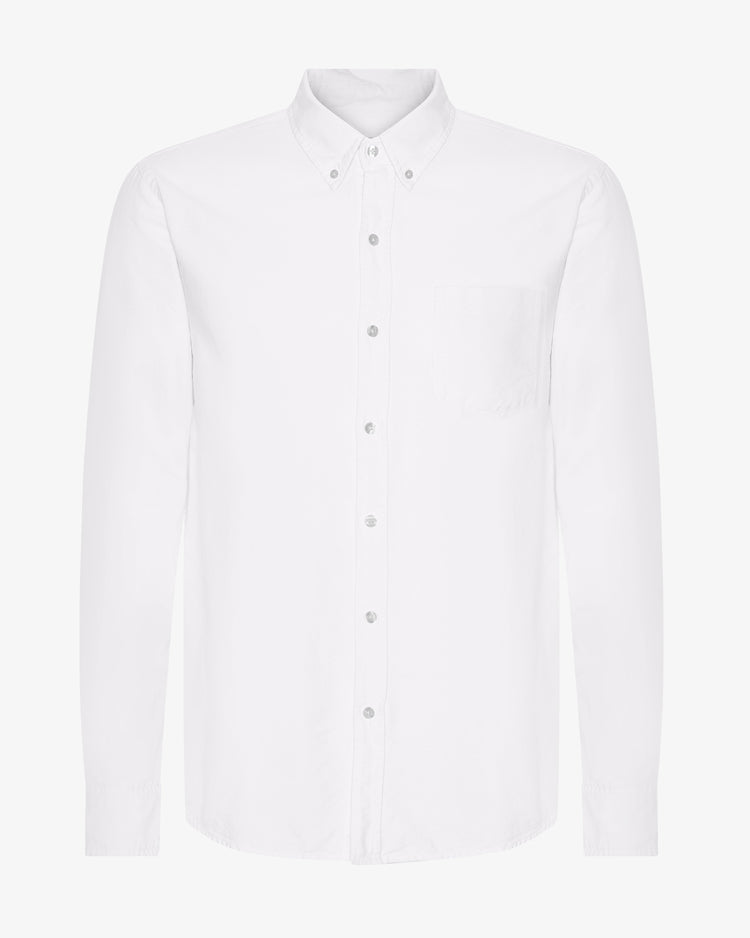 Colorful standard organic button down shirt cs4002 optical white