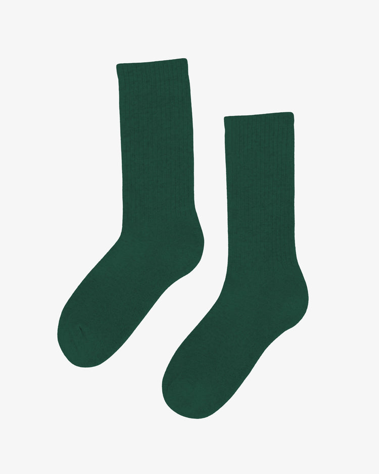 Colorful standard organic active socks emerald green