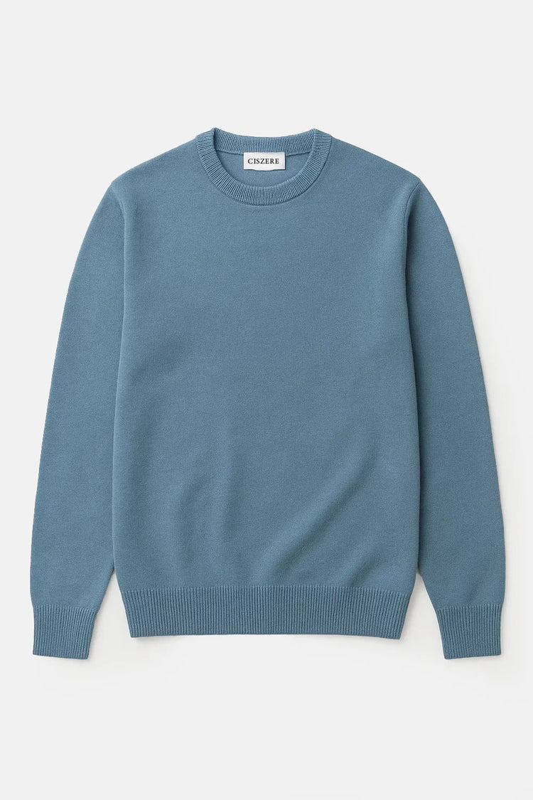 Ciszere clark knitted roundneck copen blue