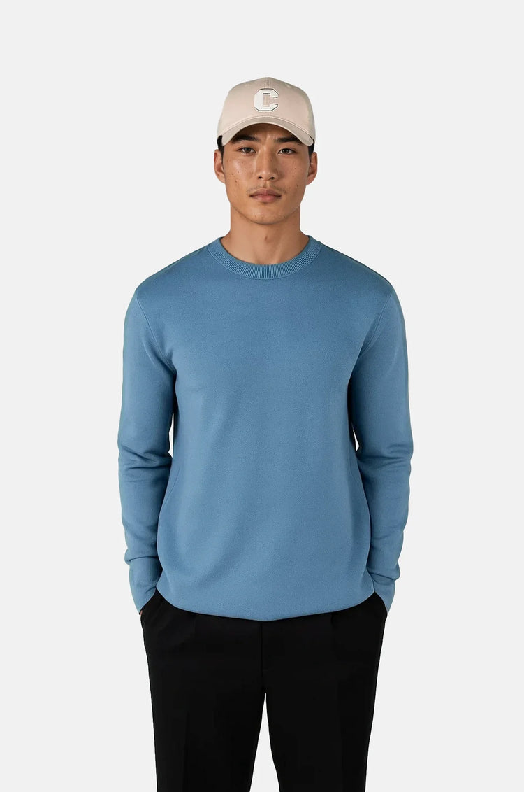 Ciszere clark knitted roundneck copen blue