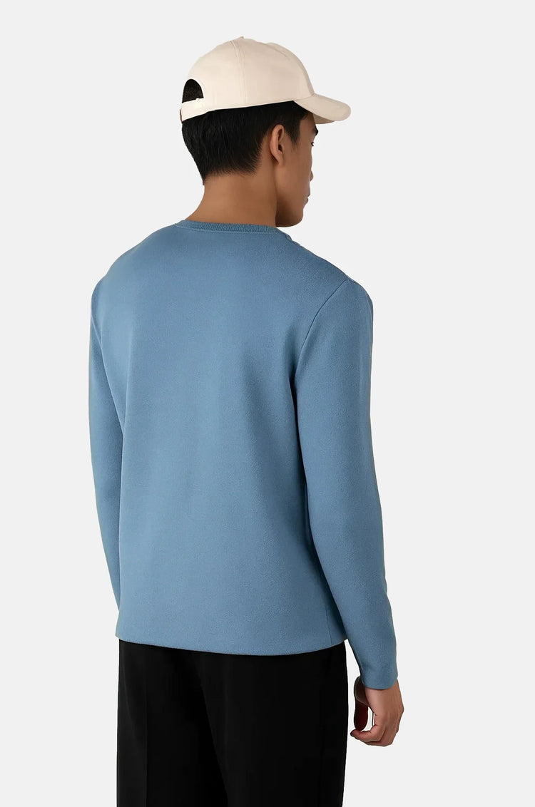 Ciszere clark knitted roundneck copen blue