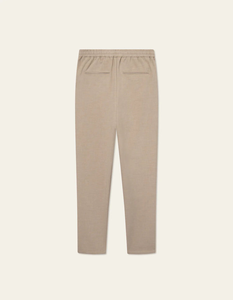 Les deux como tapered textured pants caribou brown