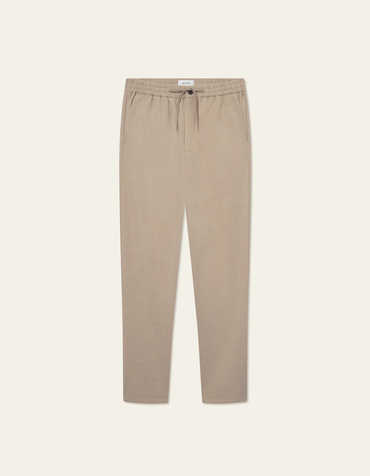 Les deux como tapered textured pants caribou brown