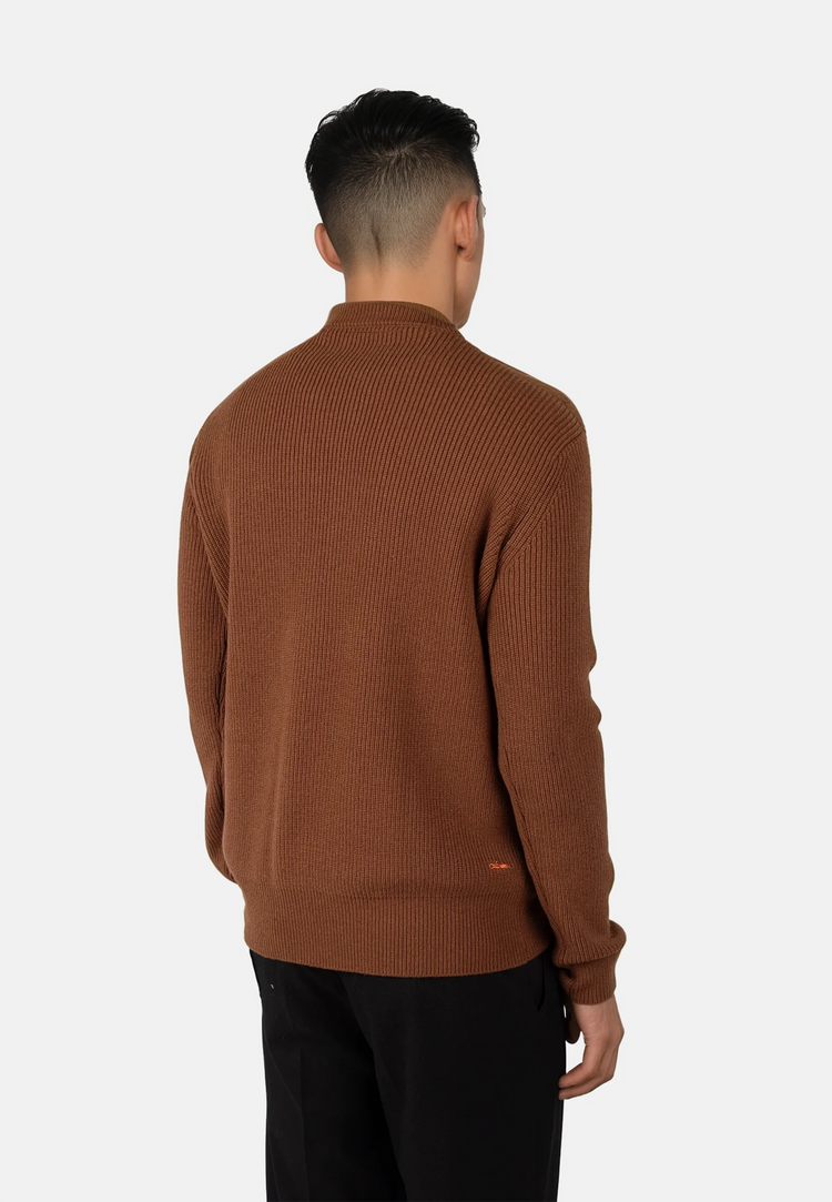 Ciszere eddie knitted sweater burned orange