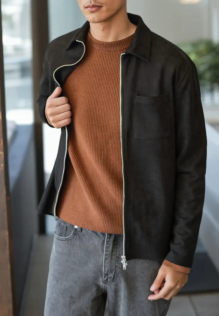 Ciszere eddie knitted sweater burned orange
