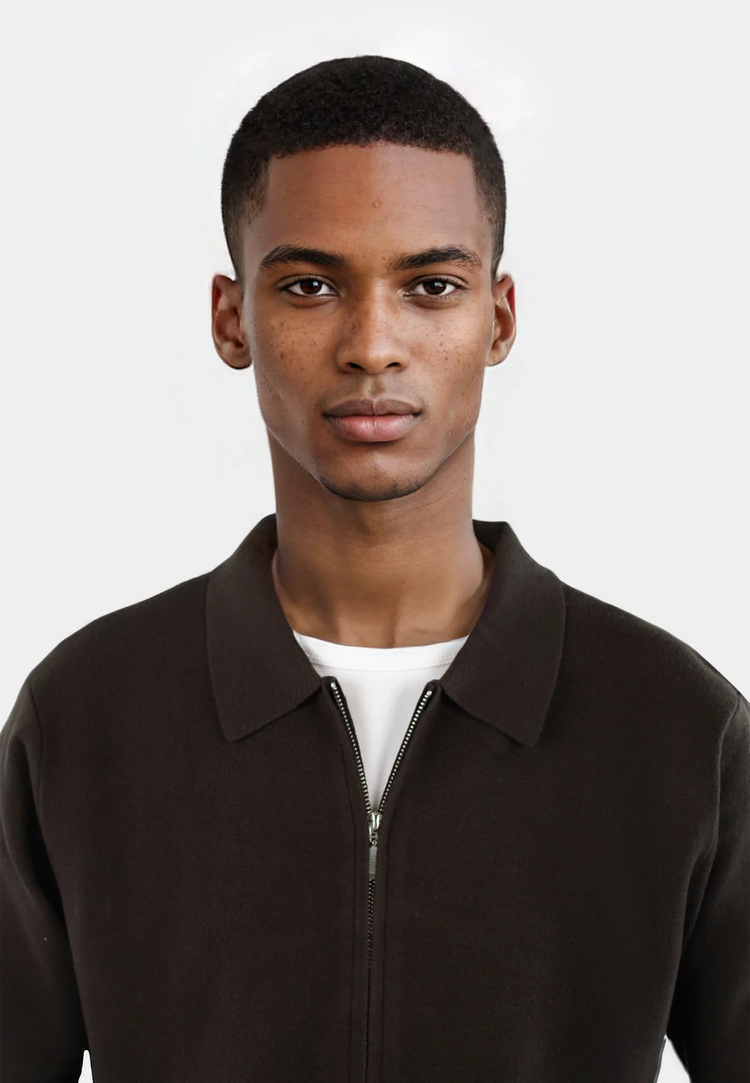 Ciszere colby knitted full zip java