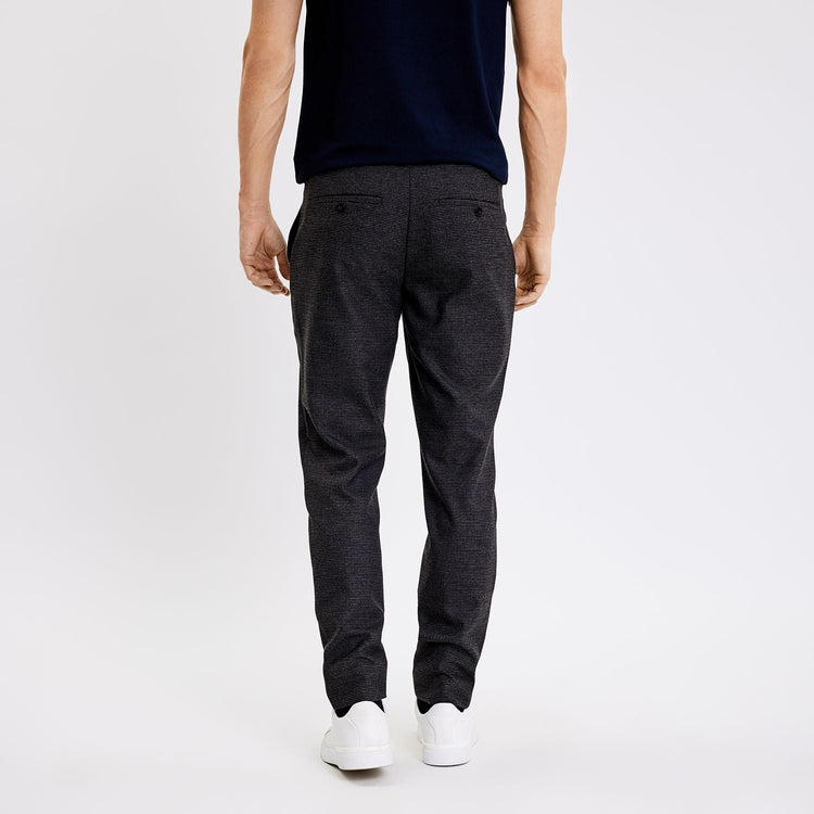 Plain units josh 40179 060 navy burgundy mini check