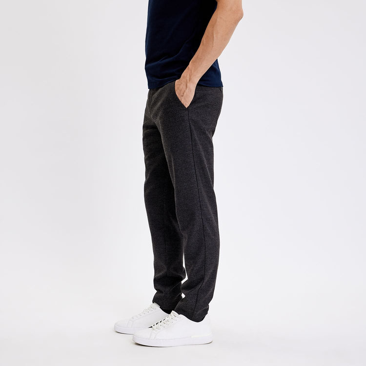 Plain units josh 40179 060 navy burgundy mini check