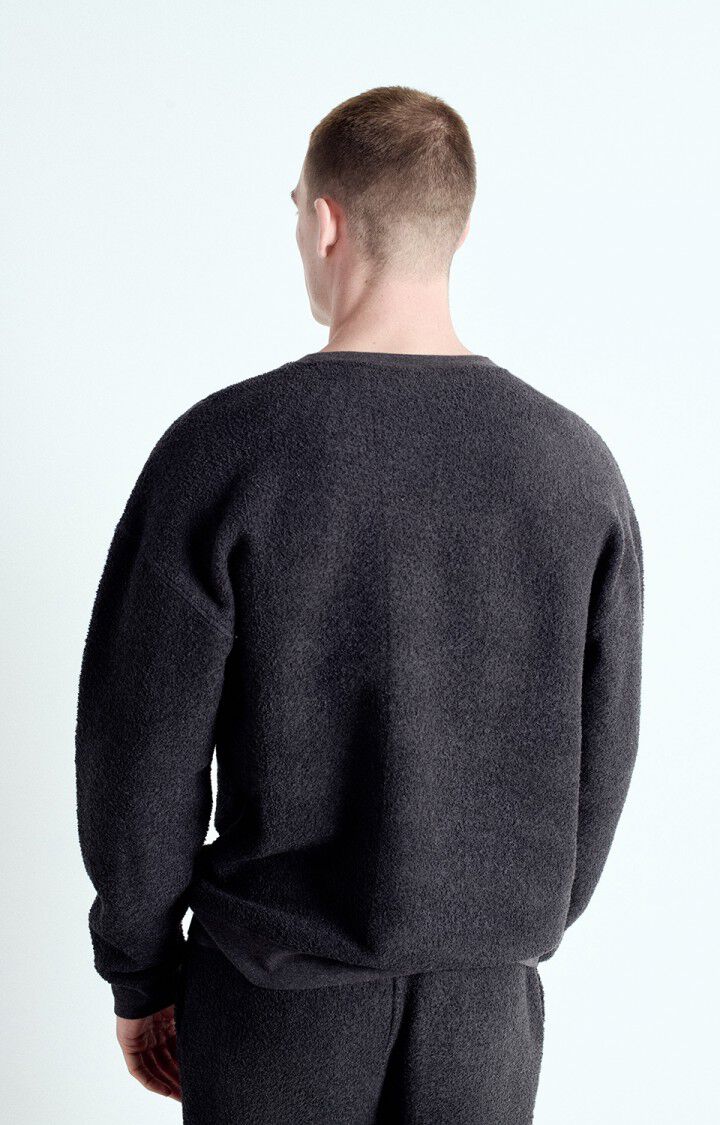 American vintage bobypark sweat mboby03a charcoal melange
