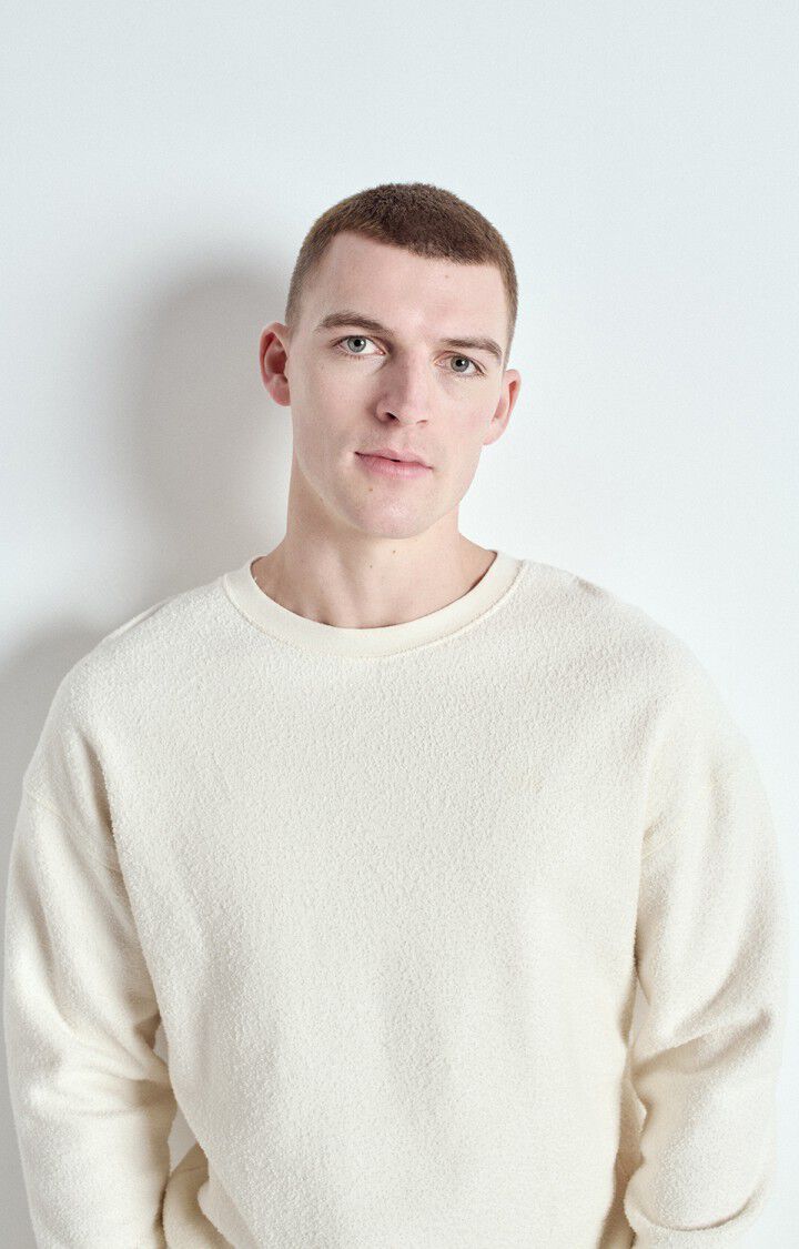 American vintage bobypark sweat mboby03a ecru
