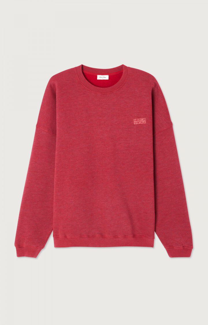 American vintage doven sweat mdov03a overdyed grenat