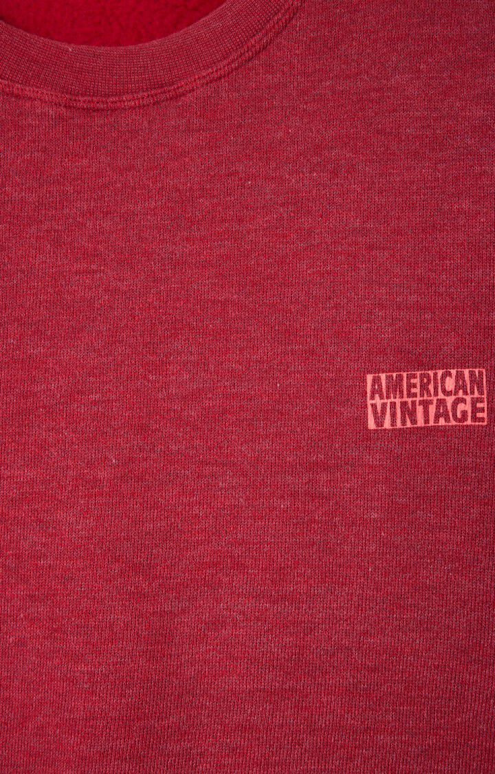 American vintage doven sweat mdov03a overdyed grenat