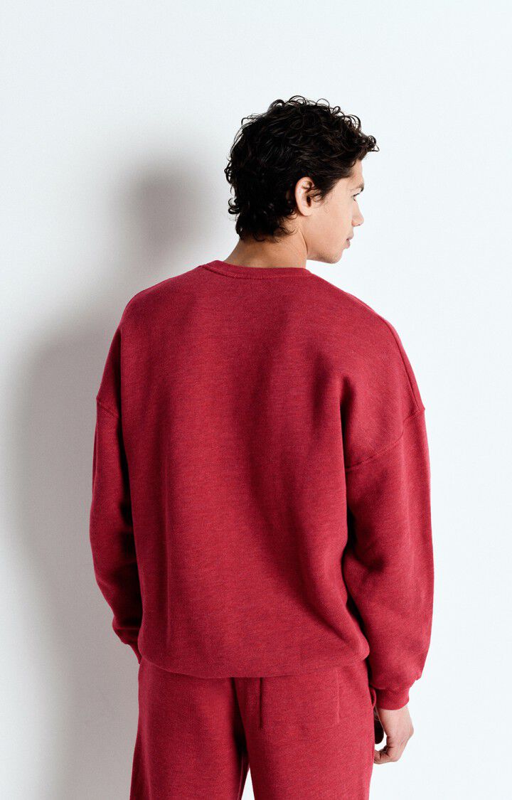American vintage doven sweat mdov03a overdyed grenat