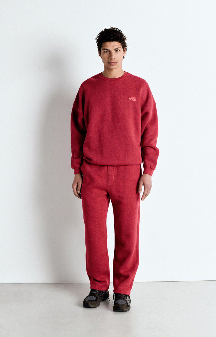 American vintage doven sweat mdov03a overdyed grenat