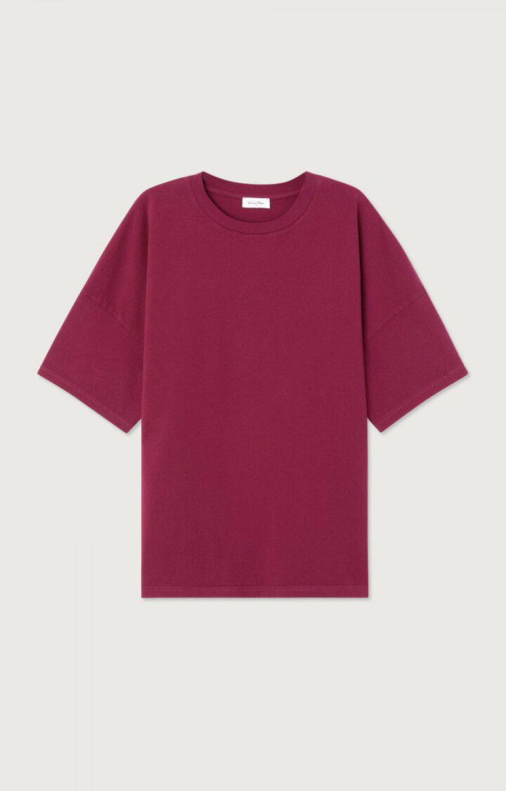 American vintage fizvalley t-shirt mfiz02a bordeaux vintage