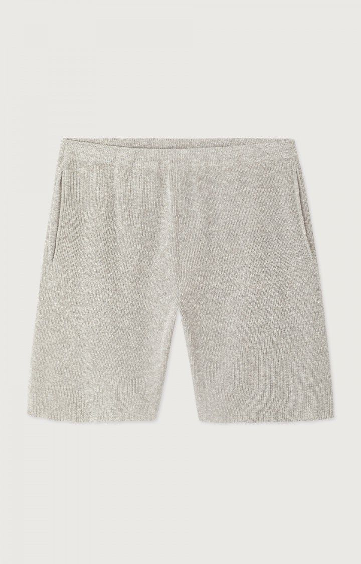 American vintage frizzy shorts mfri09ae25 gris chine
