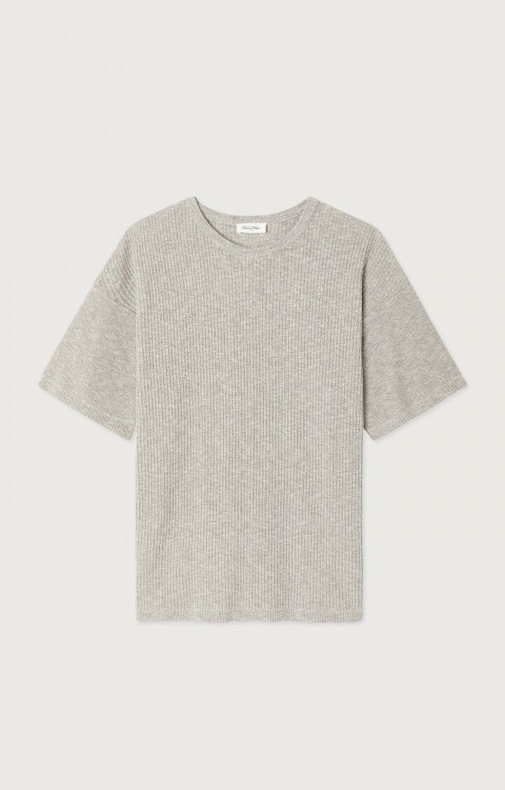 American vintage frizzy trui tee mfri18ae25 gris chine