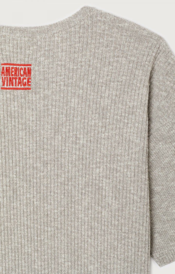 American vintage frizzy trui tee mfri18ae25 gris chine