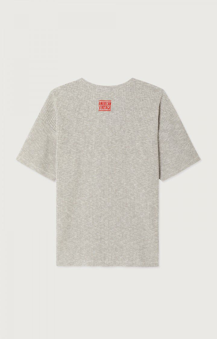 American vintage frizzy trui tee mfri18ae25 gris chine