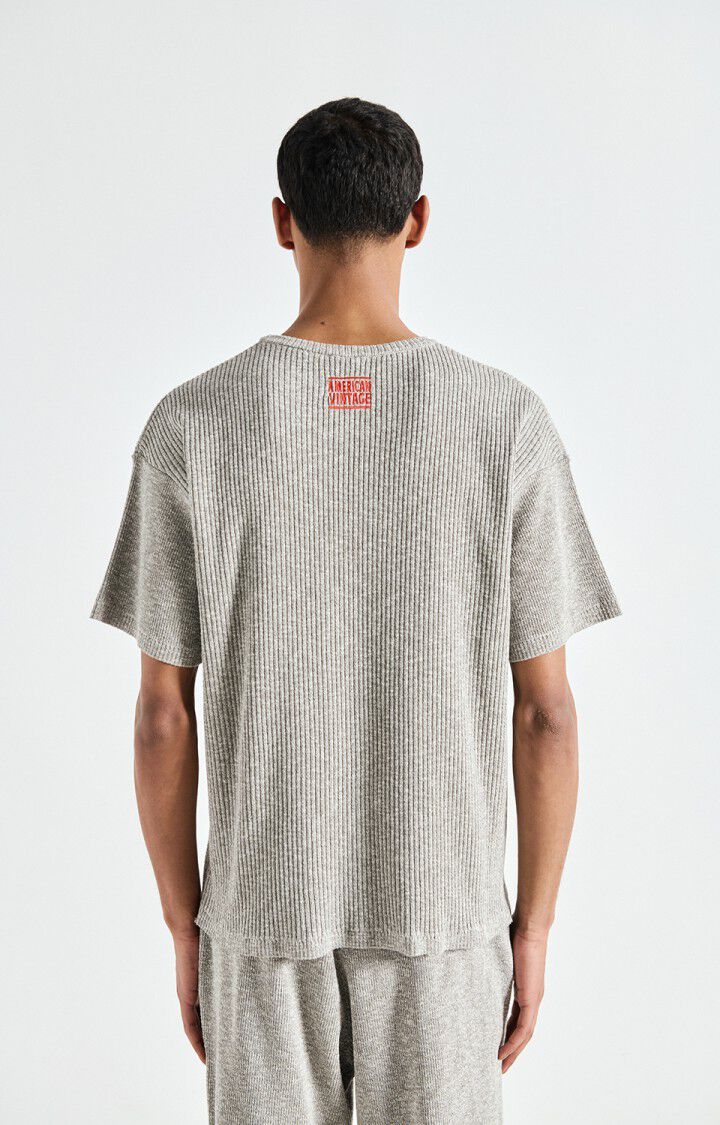 American vintage frizzy trui tee mfri18ae25 gris chine