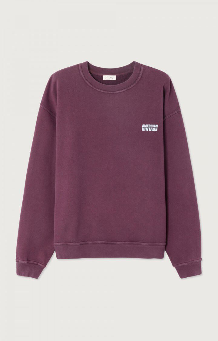 American vintage plizzy sweater mpli03b acajou vintage