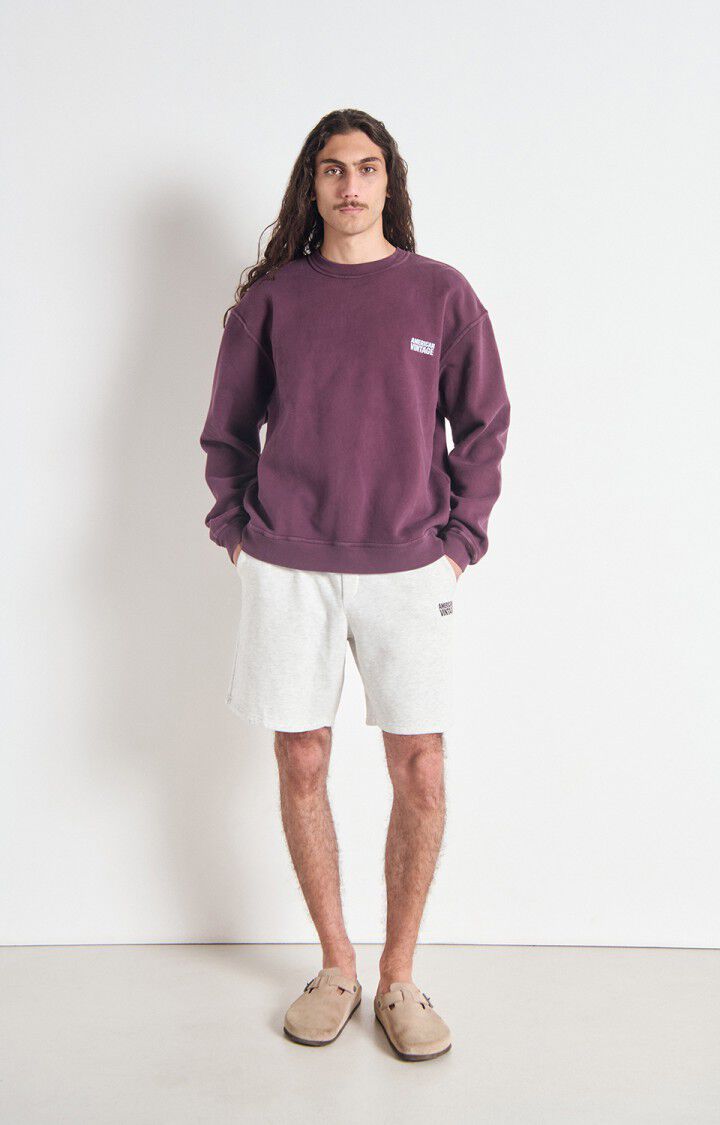 American vintage plizzy sweater mpli03b acajou vintage