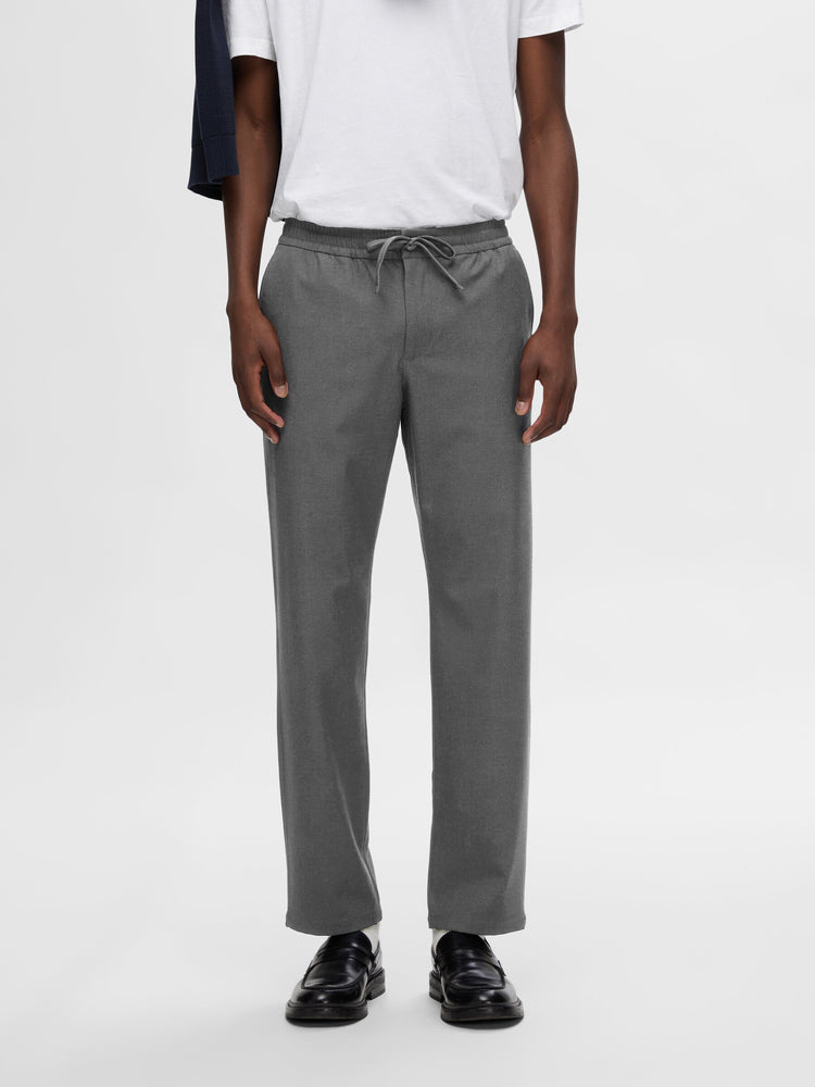 Selectedhomme slh196-straight robert string pant sand