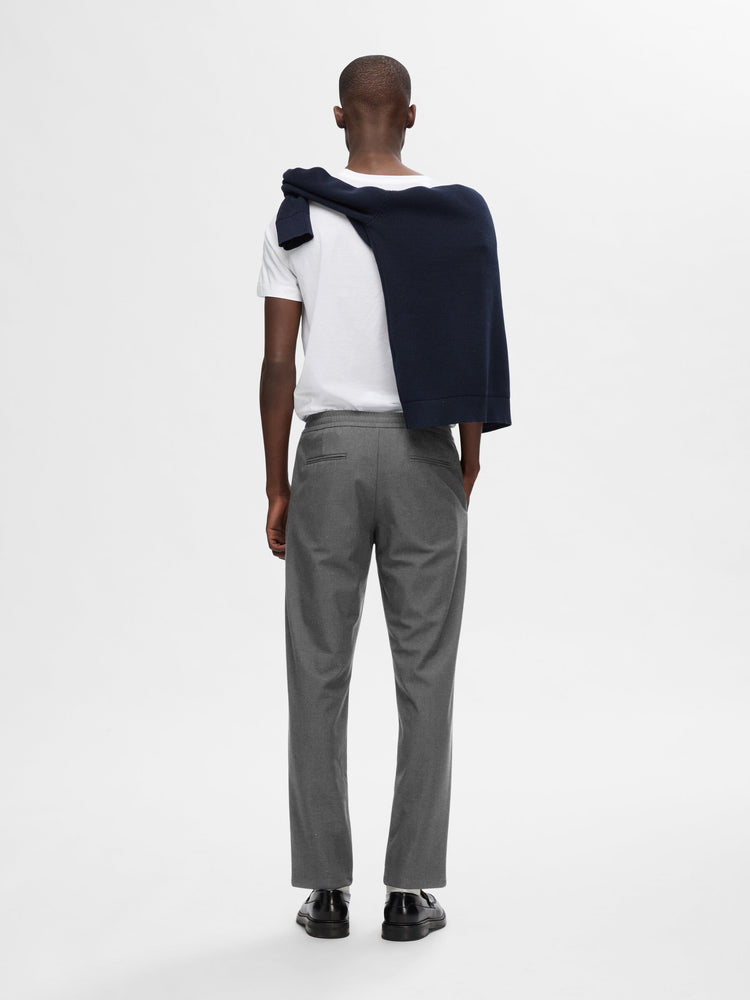 Selectedhomme slh196-straight robert string pant sand