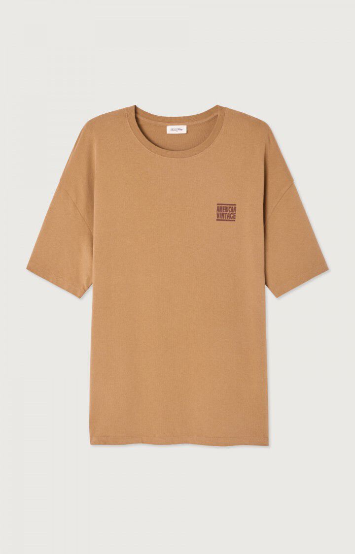 American vintage ykobow t-shirt myko02a camel