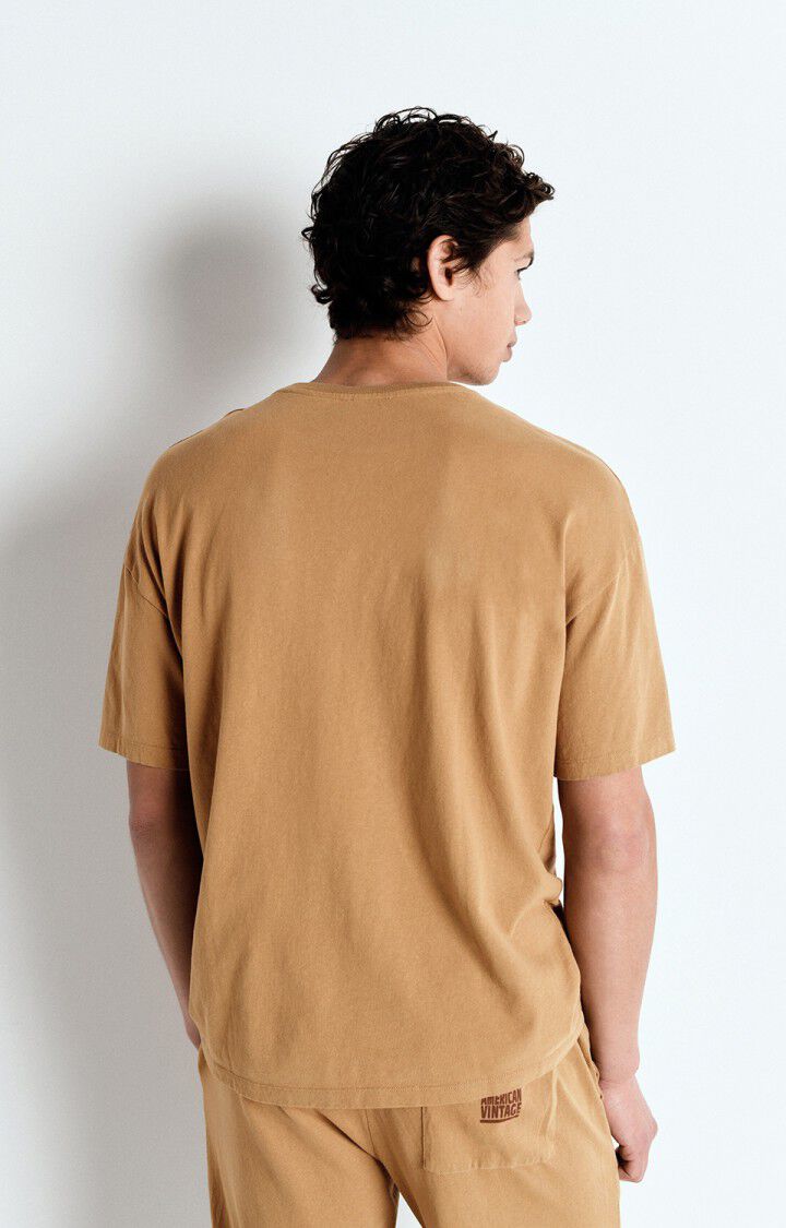 American vintage ykobow t-shirt myko02a camel