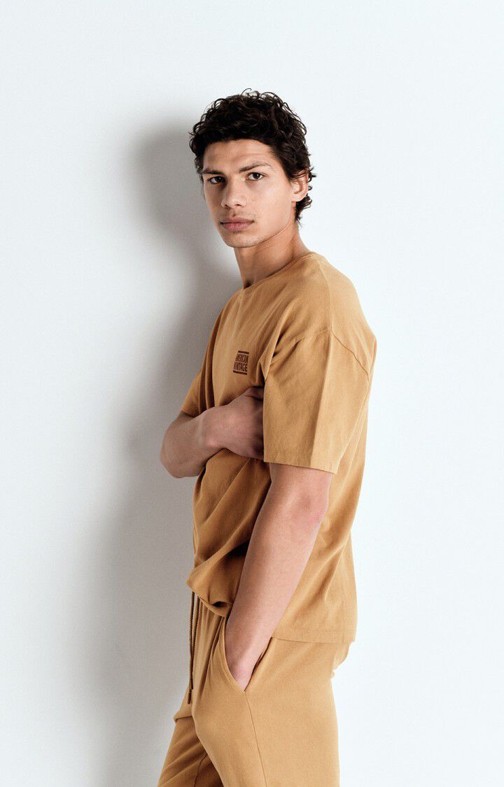 American vintage ykobow t-shirt myko02a camel