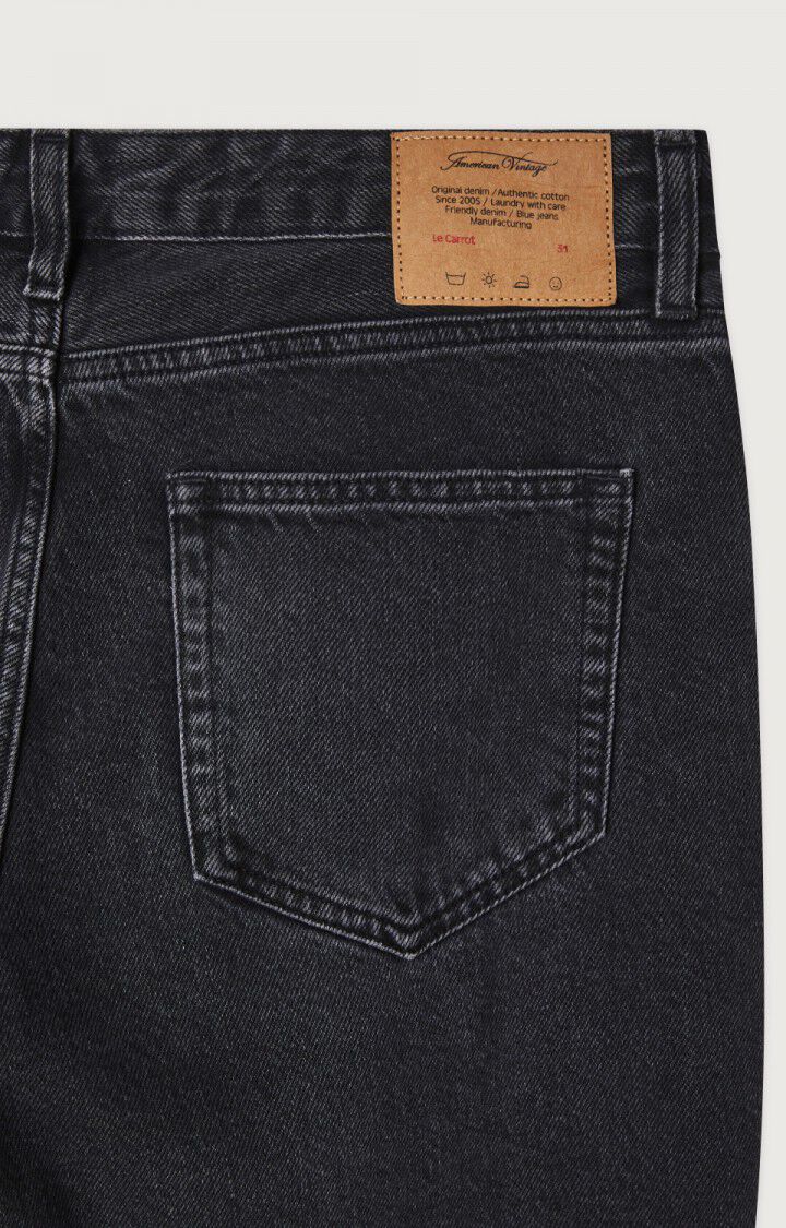 American vintage yopday-b jeans myop61 black salt and pepper